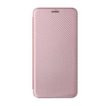 Custodia per telefono in pelle con vibrazione magnetica in fibra di carbonio, For HTC Desire 22 Pro, For Realme C30, For Nokia C21 Plus, For Xiaomi 12S Ultra