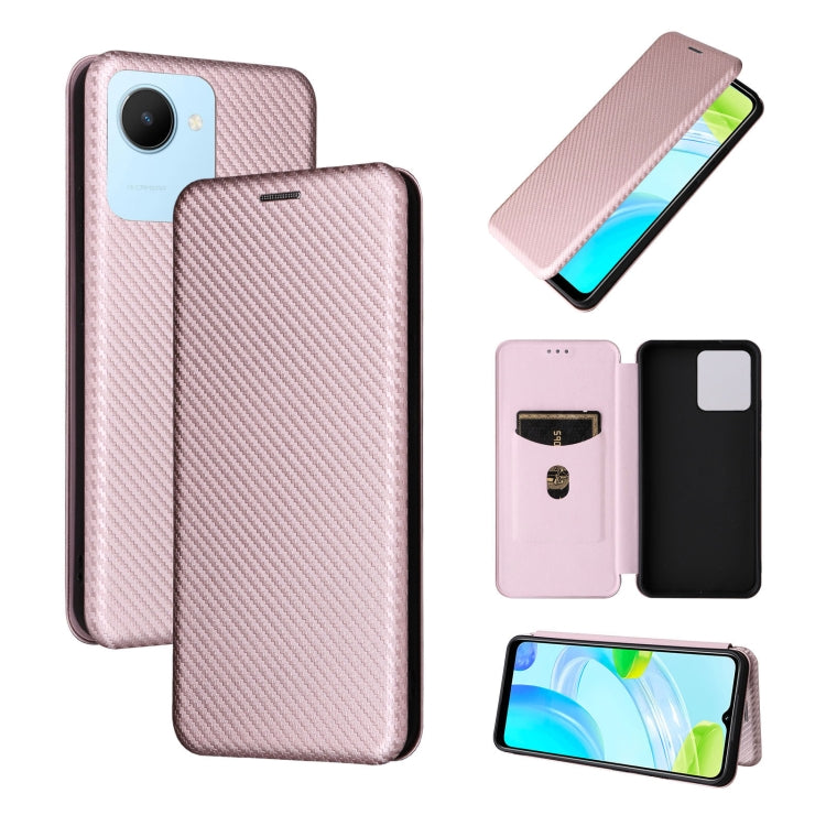 Custodia per telefono in pelle con vibrazione magnetica in fibra di carbonio, For HTC Desire 22 Pro, For Realme C30, For Nokia C21 Plus, For Xiaomi 12S Ultra