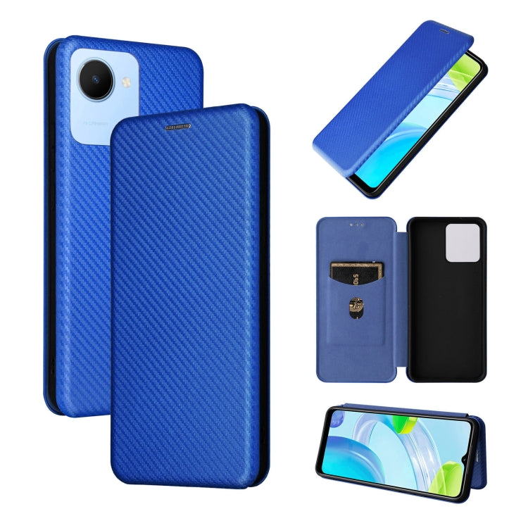 Custodia per telefono in pelle con vibrazione magnetica in fibra di carbonio, For HTC Desire 22 Pro, For Realme C30, For Nokia C21 Plus, For Xiaomi 12S Ultra