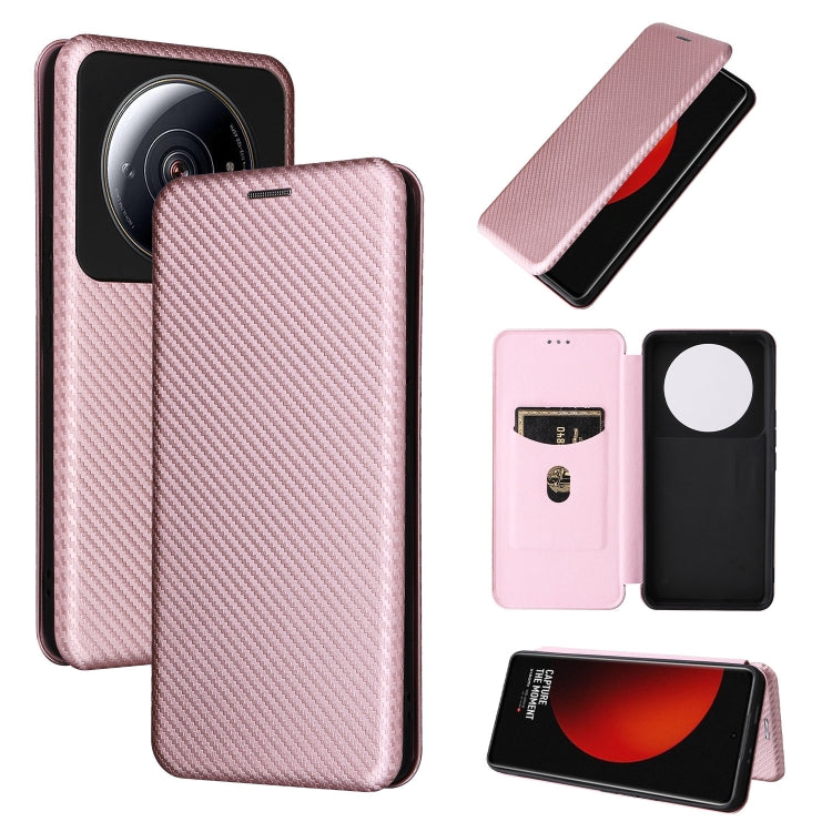 Custodia per telefono in pelle con vibrazione magnetica in fibra di carbonio, For HTC Desire 22 Pro, For Realme C30, For Nokia C21 Plus, For Xiaomi 12S Ultra