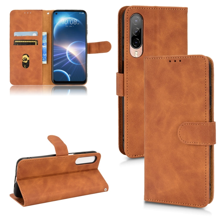 Custodia per telefono in pelle con vibrazione magnetica Skin Feel, For HTC Desire 22 Pro, For Realme C30, For vivo X70, For vivo X80, For Nokia C21 Plus