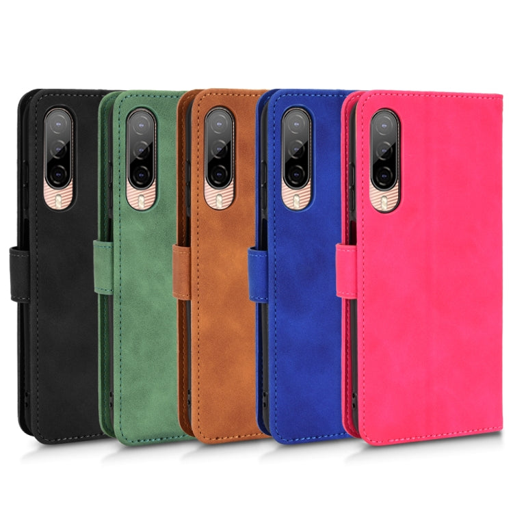 Custodia per telefono in pelle con vibrazione magnetica Skin Feel, For HTC Desire 22 Pro, For Realme C30, For vivo X70, For vivo X80, For Nokia C21 Plus