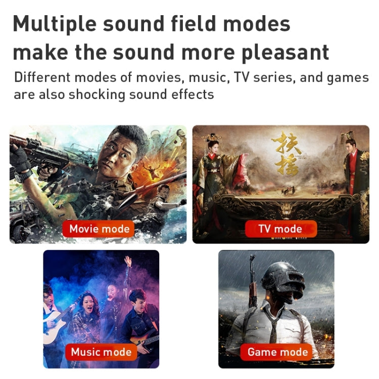 Soundbar Bluetooth D90 Home Theater 40W con Subwoofer