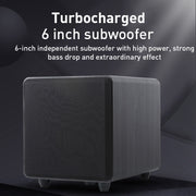 D90 Home Theater Audio Echo Wall Soundbar Subwoofer Audio Bluetooth, Subwoofer