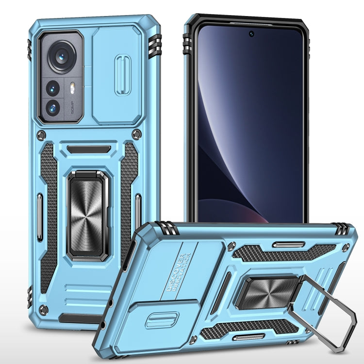 Armatura PC + custodia per telefono con fotocamera in TPU, For Samsung Galaxy A12 5G/4G / M12 / F12, For Xiaomi 12 Pro, For Samsung Galaxy A32 5G, For Samsung Galaxy A52 5G/4G