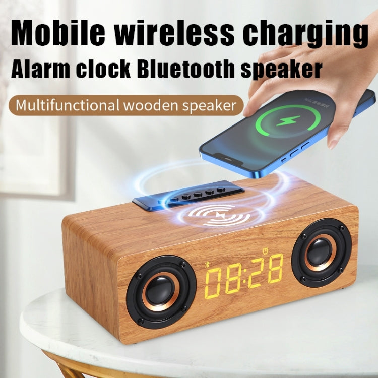 Altoparlante wireless Bluetooth multifunzione in legno K1