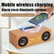 Altoparlante wireless Bluetooth da tavolo multifunzionale K1 in legno
