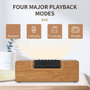 Altoparlante wireless Bluetooth da tavolo multifunzionale K1 in legno