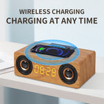 Altoparlante wireless Bluetooth multifunzione in legno K1