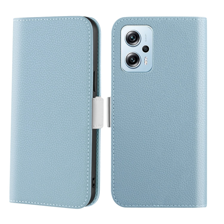 Custodia per telefono in pelle color caramella Litchi Texture, For Xiaomi Poco X4 GT 5G