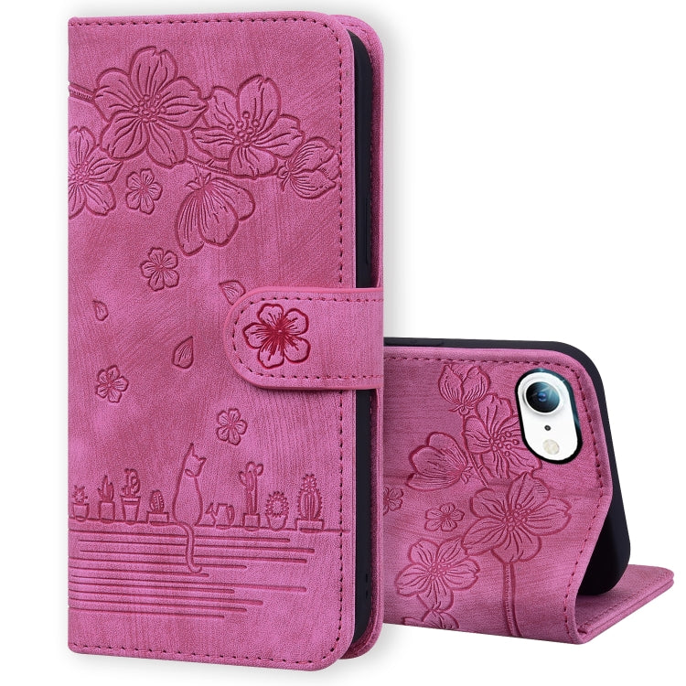 Custodia portafoglio in pelle goffrata per iPhone XR