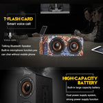 Altoparlante Bluetooth da tavolo in legno M5 6W