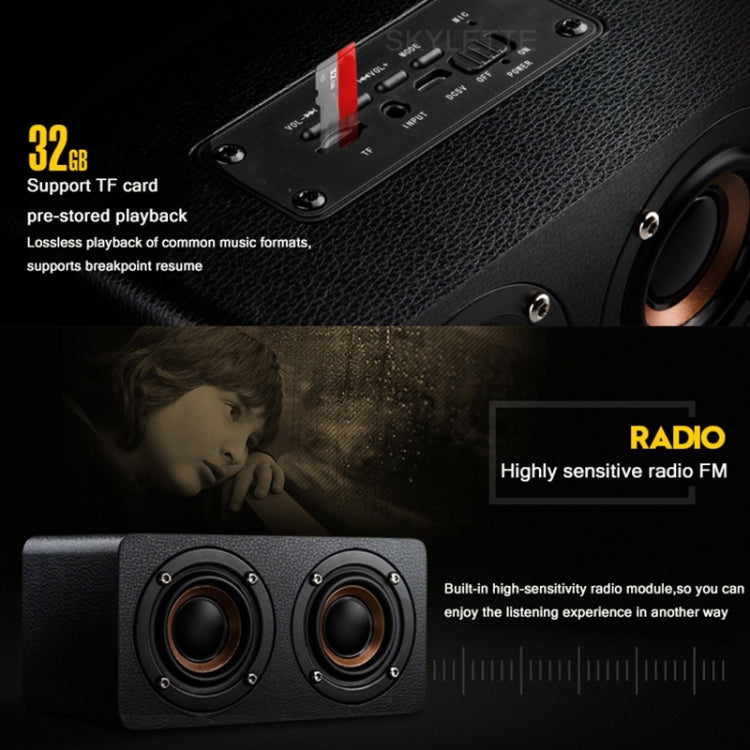 Altoparlante Bluetooth da tavolo in legno M5 6W
