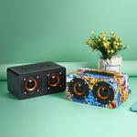Altoparlante Bluetooth da tavolo in legno M5 6W