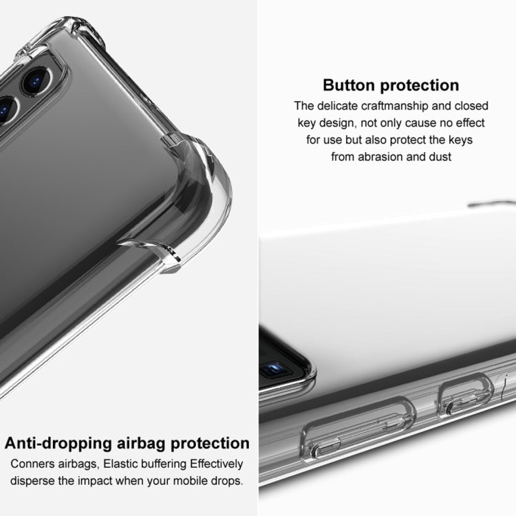 IMAK Custodia protettiva in TPU antiurto per airbag all-inclusive, con protezione per lo schermo, For Huawei nova 6 SE / P40 Lite, For LG V60 ThinQ 5G, For OnePlus 8, For Galaxy A71, For Galaxy Note10 Lite / A81, For Galaxy S20+ 5G, For Sony Xperia 10 II