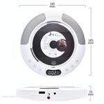 Kecag KC-607 Lettore CD Bluetooth da parete bianco