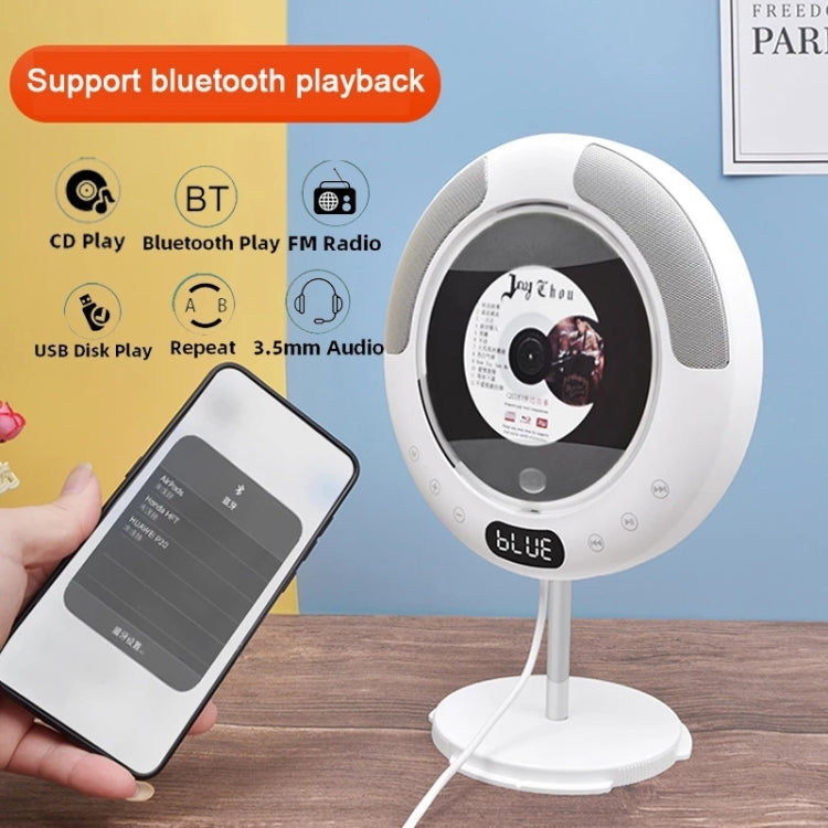 Kecag KC-607 Lettore CD Bluetooth da parete bianco