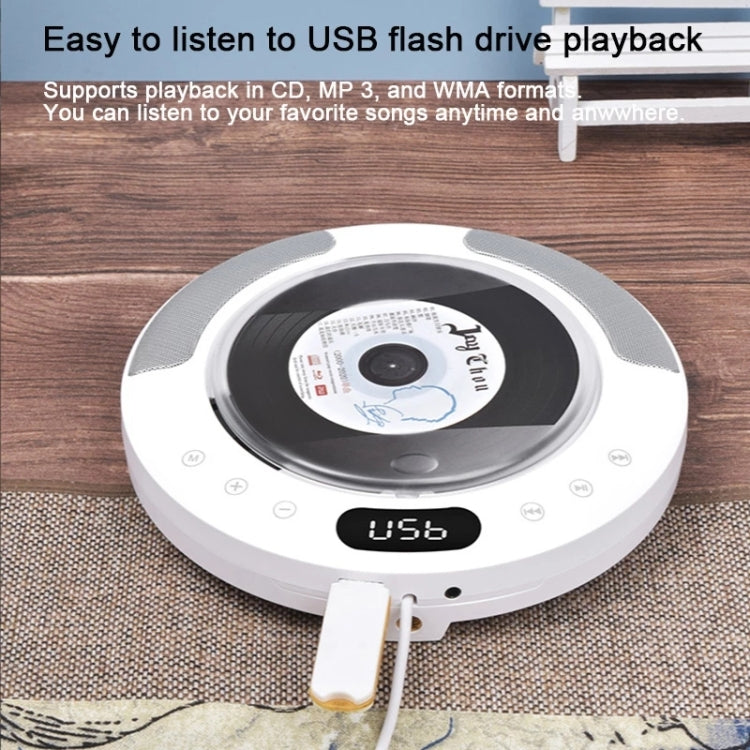 Kecag KC-607 Lettore CD Bluetooth da parete bianco