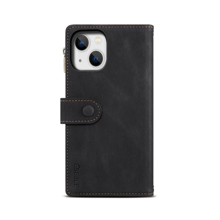 Custodia portafoglio in pelle con retro RFID per iPhone 14