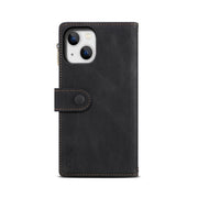 Retro smerigliato custodia per cellulare in pelle con retro RFID, For iPhone 14, For iPhone 14 Plus, For iPhone 14 Pro, For iPhone 14 Pro Max
