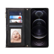 Retro smerigliato custodia per cellulare in pelle con retro RFID, For iPhone 14, For iPhone 14 Plus, For iPhone 14 Pro, For iPhone 14 Pro Max