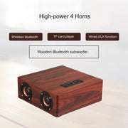 Q5 Home Computer TV Altoparlante Bluetooth wireless in legno