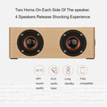 Altoparlante Bluetooth wireless in legno Q5 Home 4x3W
