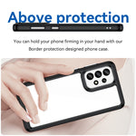 Custodia per telefono in acrilico + TPU serie colorata, For Samsung Galaxy A33 5G, For Samsung Galaxy A73 5G