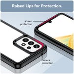Custodia per telefono in acrilico + TPU serie colorata, For Samsung Galaxy A33 5G, For Samsung Galaxy A73 5G