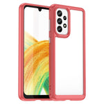 Custodia per telefono in acrilico + TPU serie colorata, For Samsung Galaxy A33 5G, For Samsung Galaxy A73 5G