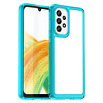 Custodia per telefono in acrilico + TPU serie colorata, For Samsung Galaxy A33 5G, For Samsung Galaxy A73 5G