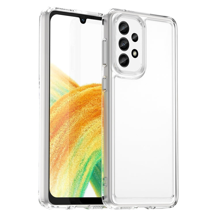 Custodia per telefono in acrilico + TPU serie colorata, For Samsung Galaxy A33 5G, For Samsung Galaxy A73 5G