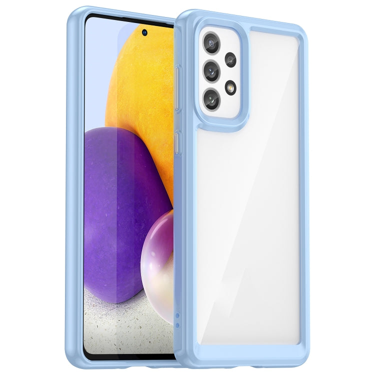 Custodia per telefono in acrilico + TPU serie colorata, For Samsung Galaxy A33 5G, For Samsung Galaxy A73 5G