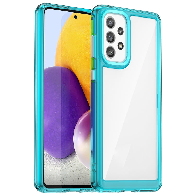 Custodia per telefono in acrilico + TPU serie colorata, For Samsung Galaxy A33 5G, For Samsung Galaxy A73 5G