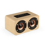 Altoparlante Bluetooth wireless in legno W5 con batteria