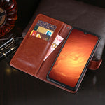 Custodia portafoglio in pelle con slot carte per Xiaomi Redmi K30