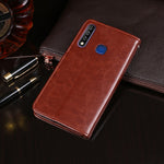 Custodia portafoglio in pelle effetto Crazy Horse per Galaxy S10e