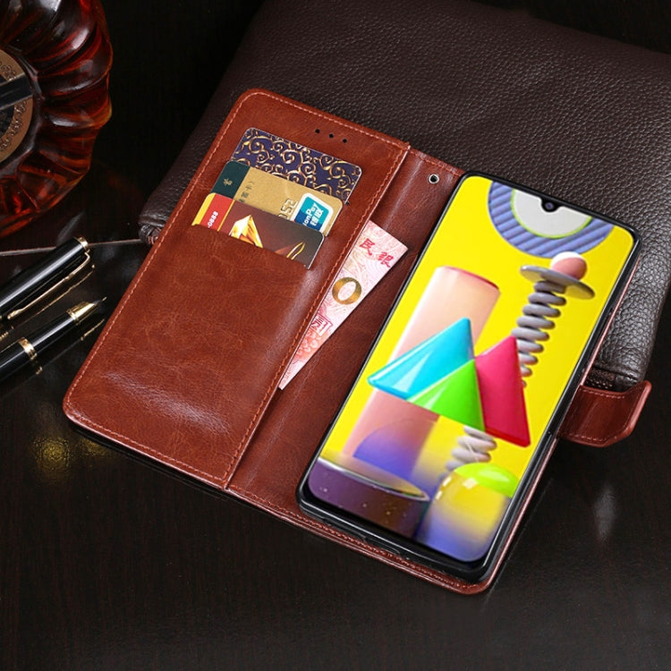 Custodia portafoglio in pelle effetto Crazy Horse per Galaxy M31