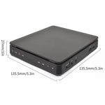 Kecag KC-708 Lettore CD portatile nero con doppia cuffia