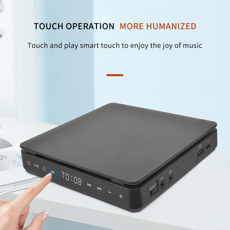 Kecag KC-708 Lettore CD portatile nero con doppia cuffia