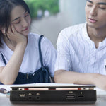 Kecag KC-708 Lettore CD portatile nero con doppia cuffia