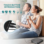 Kecag KC-708 Lettore CD portatile nero con doppia cuffia