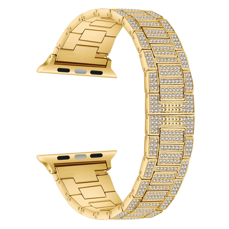 Cinturino in metallo con diamanti per la serie Apple Watch, 7 45mm / 6&SE&5&4 44mm / 3&2&1 42mm, 7 41mm / 6&SE&5&4 40mm / 3&2&1 38mm