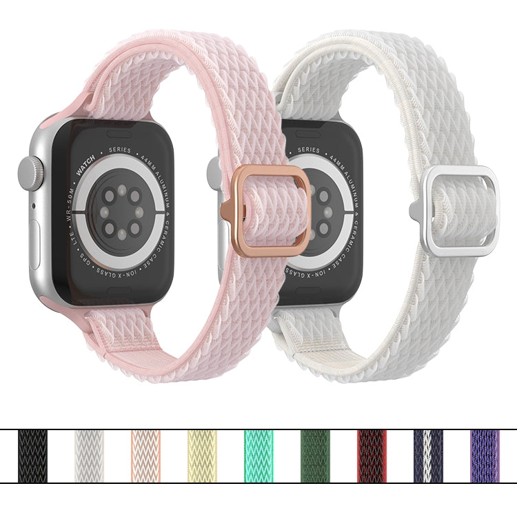 Cinturino in nylon a vita piccola Wave per Apple Watch Series, 7 45mm / 6&SE&5&4 44mm / 3&2&1 42mm, 7 41mm / 6&SE&5&4 40mm / 3&2&1 38mm