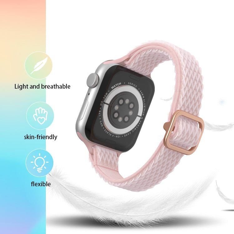 Cinturino in nylon a vita piccola Wave per Apple Watch Series, 7 45mm / 6&SE&5&4 44mm / 3&2&1 42mm, 7 41mm / 6&SE&5&4 40mm / 3&2&1 38mm