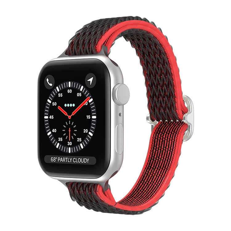 Cinturino in nylon a vita piccola Wave per Apple Watch Series, 7 45mm / 6&SE&5&4 44mm / 3&2&1 42mm, 7 41mm / 6&SE&5&4 40mm / 3&2&1 38mm