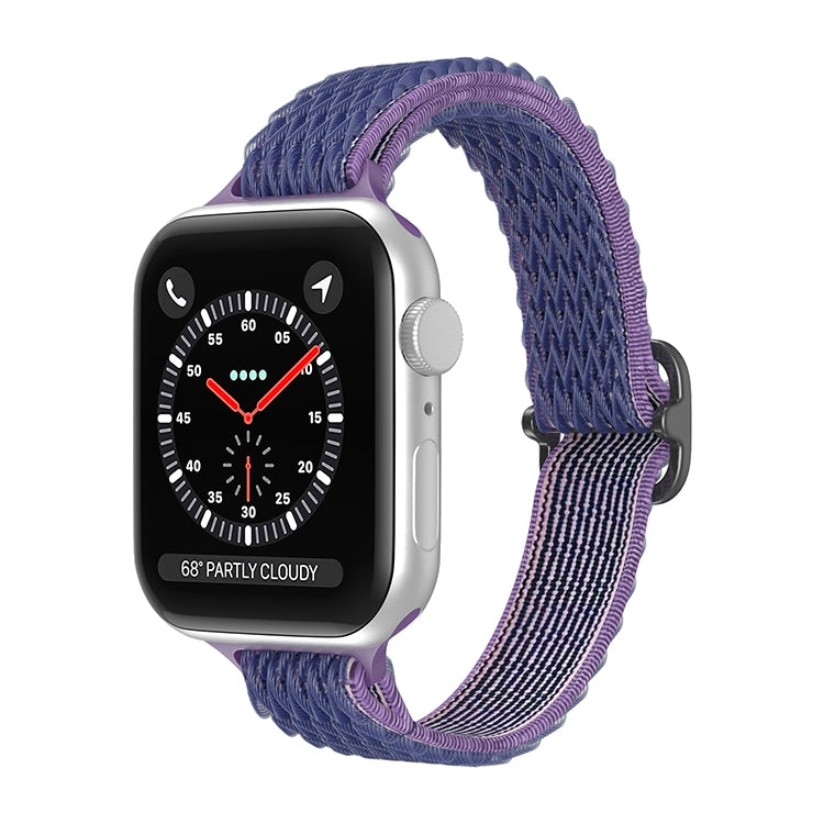 Cinturino in nylon a vita piccola Wave per Apple Watch Series, 7 45mm / 6&SE&5&4 44mm / 3&2&1 42mm, 7 41mm / 6&SE&5&4 40mm / 3&2&1 38mm