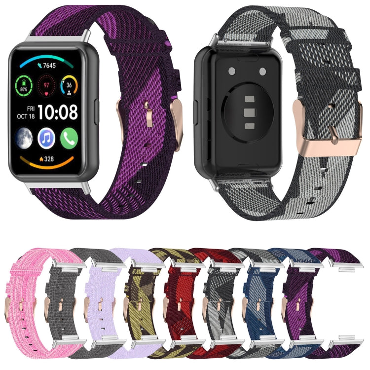Cinturino in tessuto di nylon, For Huawei Watch Fit 2