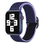 Cinturino in nylon Wave per la serie Apple Watch, 7 45mm / 6&SE&5&4 44mm / 3&2&1 42mm, 7 41mm / 6&SE&5&4 40mm / 3&2&1 38mm