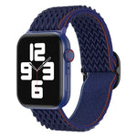 Cinturino in nylon Wave per la serie Apple Watch, 7 45mm / 6&SE&5&4 44mm / 3&2&1 42mm, 7 41mm / 6&SE&5&4 40mm / 3&2&1 38mm